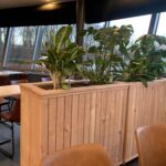Verrijdbare plantenbakken