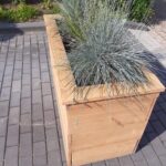 plantenbak met pianoscharnieren