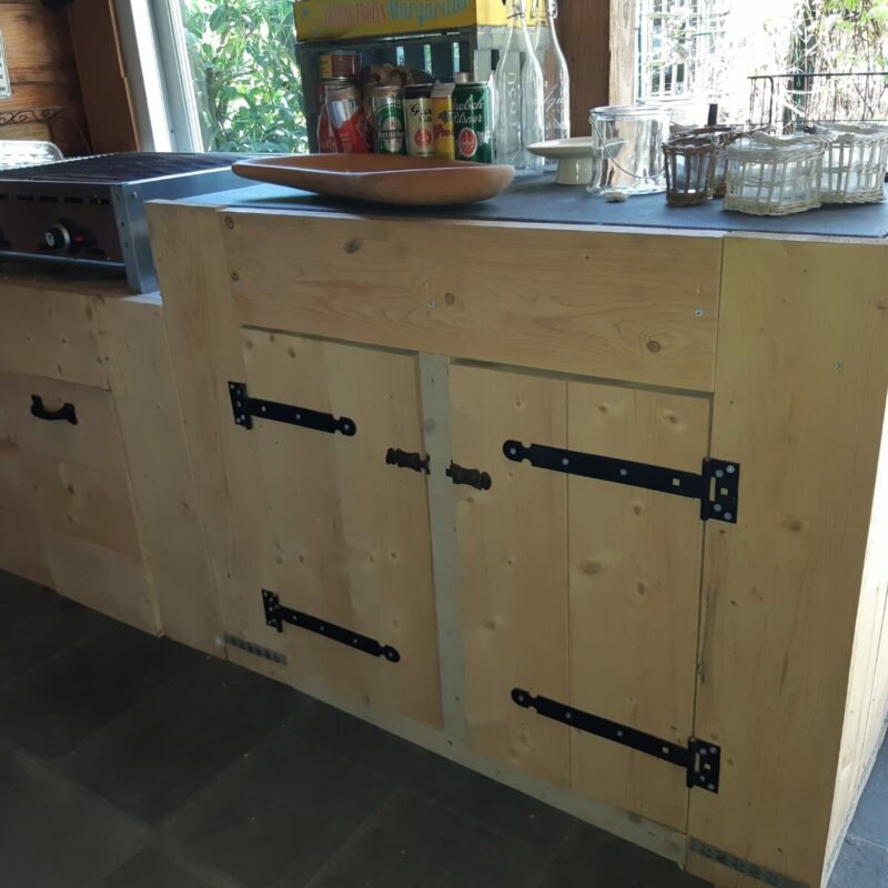 buitenkeuken steigerhout