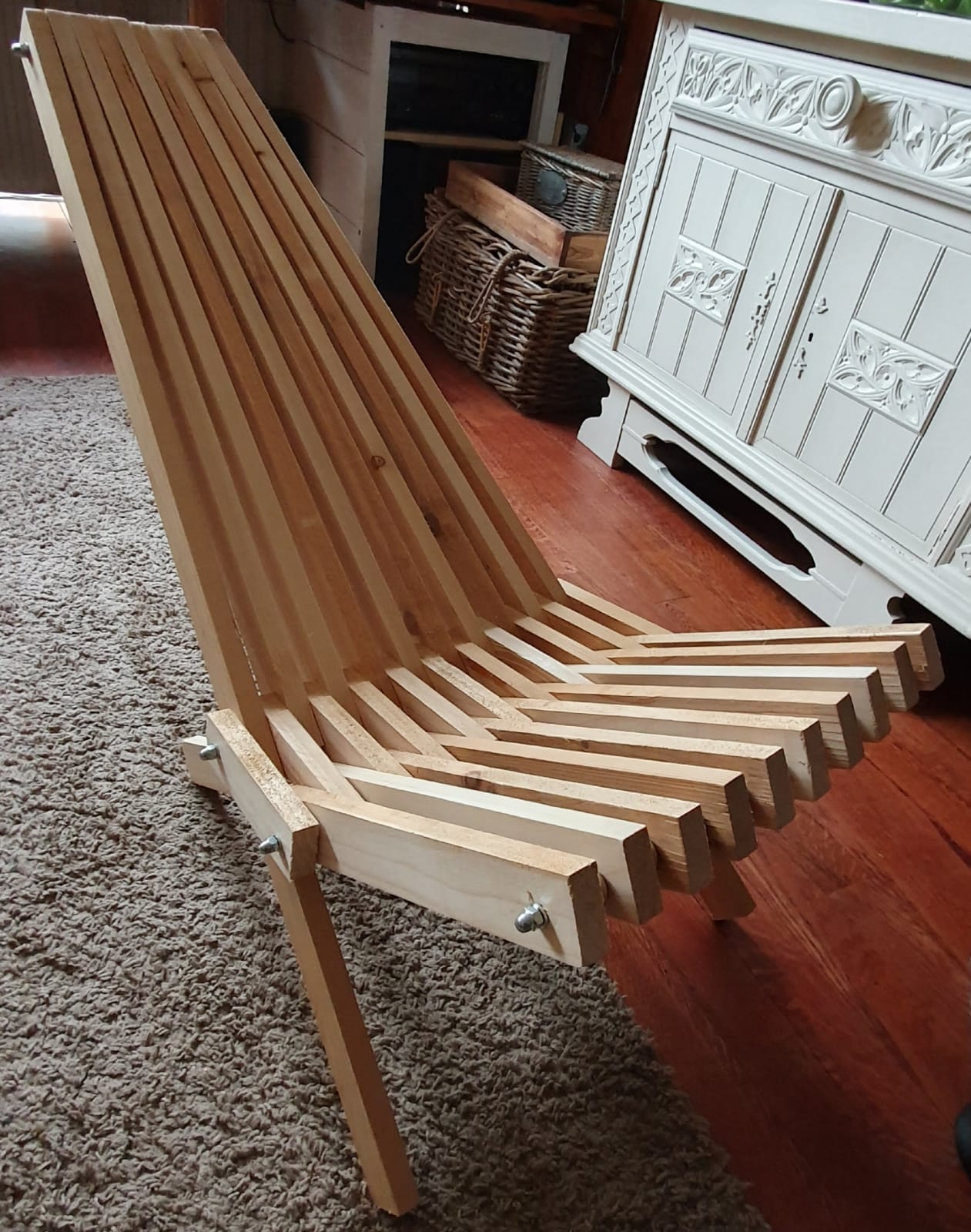 zonsondergang Volwassen nakoming Design stoel van Douglas hout - De Hout Jongens