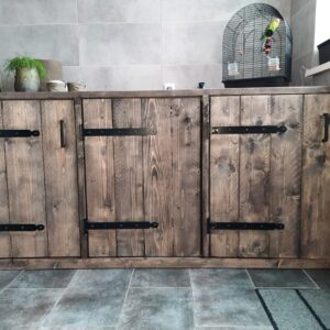 Steigerhouten ombouw