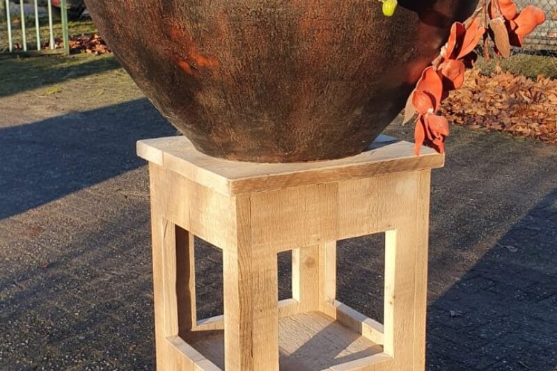 steigerhouten windlicht