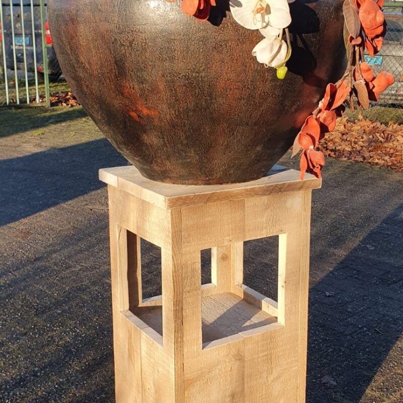 steigerhouten windlicht