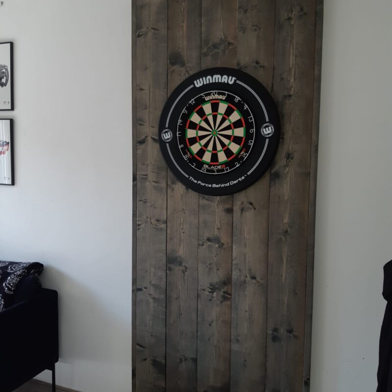 Dartbord wand