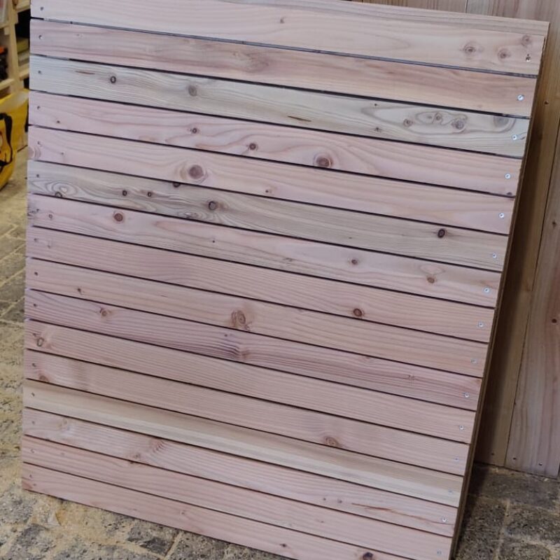 Douglas hout terrastegel/wandbekleding