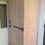 Tuinkast van Douglas hout