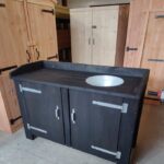 Steigerhouten oppottafel XXL