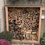 Haardhout opslag kast Tiel De Houtjongens