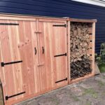 Tuinkast Haarlem XXL & houtopslag met hout