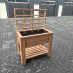 Douglas kweektafel met trellisscherm - De Houtjongens