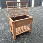 Douglas kweektafel met trellisscherm - op maat gemaakt